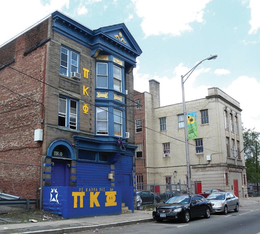 Photo of a fraternity house