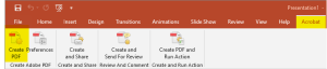 Acrobat PDF Maker in PPT Office