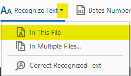 Shows select "in this file from the dropdown menu,