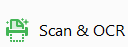 Scan and OCR icon in the right-hand tool panel.