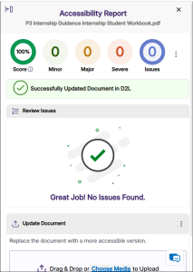 Successfully updated document in Talon.