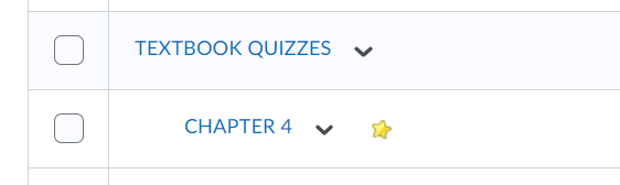 A gold star next to a bonus Grade Item.