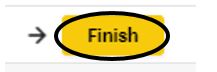 Click 'Finish' to complete the form.